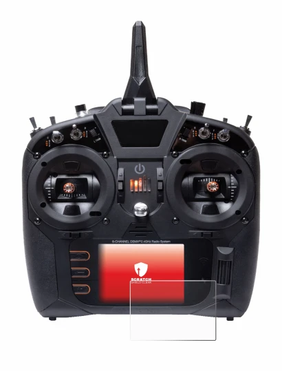 Image de l'appareil Spektrum NX8 Plus avec une grande variété de protections d'écran.
