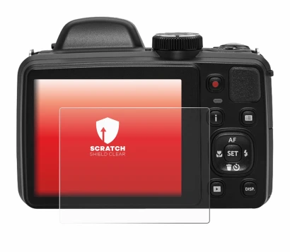 Image de l'appareil Kodak Pixpro AZ425 avec une grande variété de protections d'écran.