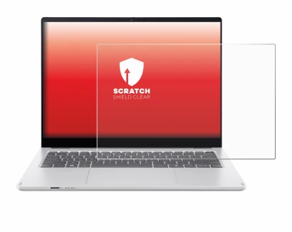 Image de l'appareil Acer Swift Spin 14 AI avec une grande variété de protections d'écran.
