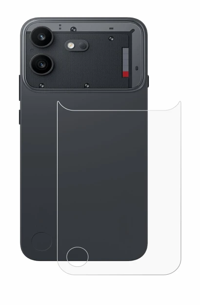 Image de l'appareil Nothing Phone (4b) (Arrière) avec une grande variété de protections d'écran.