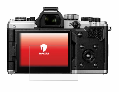 Image de l'appareil OM System OM-3 ASTRO avec une grande variété de protections d'écran.