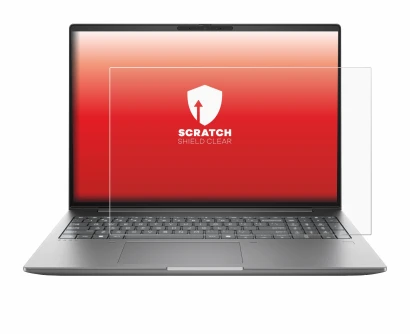 Image de l'appareil HP Zbook X G2i 16" avec une grande variété de protections d'écran.
