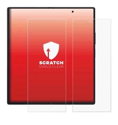 Image de l'appareil Samsung Galaxy Z Fold 8 Ultra (Affichage interne) avec une grande variété de protections d'écran.