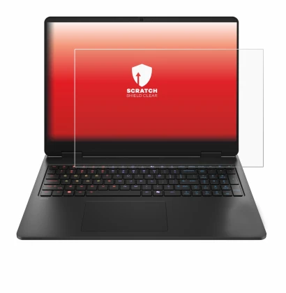 Image de l'appareil HP HyperX Omen 16 avec une grande variété de protections d'écran.