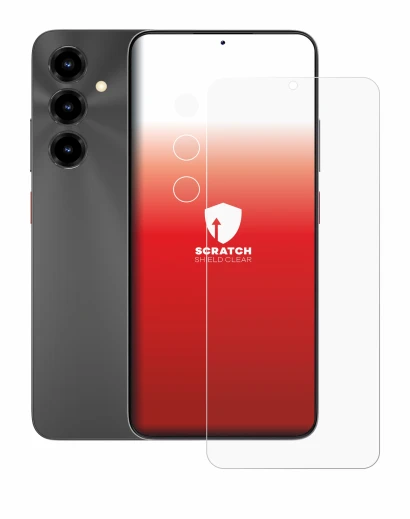 Image de l'appareil ZTE Blade V80 Max (Avant+Caméra) avec une grande variété de protections d'écran.