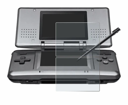 Image de l'appareil Nintendo DS avec une grande variété de protections d'écran.