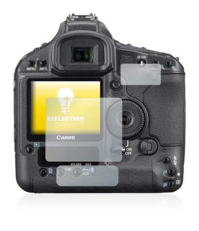 Image de l'appareil Canon EOS 1Ds Mark III avec une grande variété de protections d'écran.
