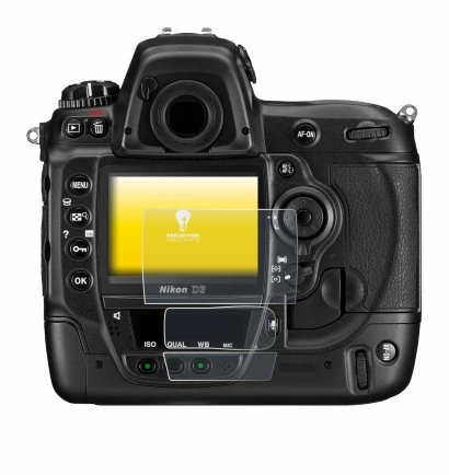 Image de l'appareil Nikon D3 avec une grande variété de protections d'écran.