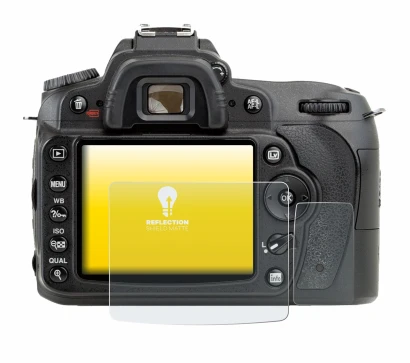 Image de l'appareil Nikon D90 avec une grande variété de protections d'écran.