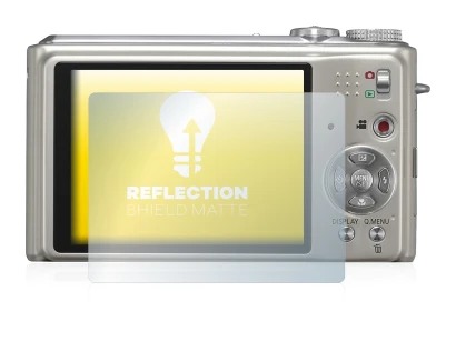 Image de l'appareil Panasonic Lumix DMC-TZ7 avec une grande variété de protections d'écran.