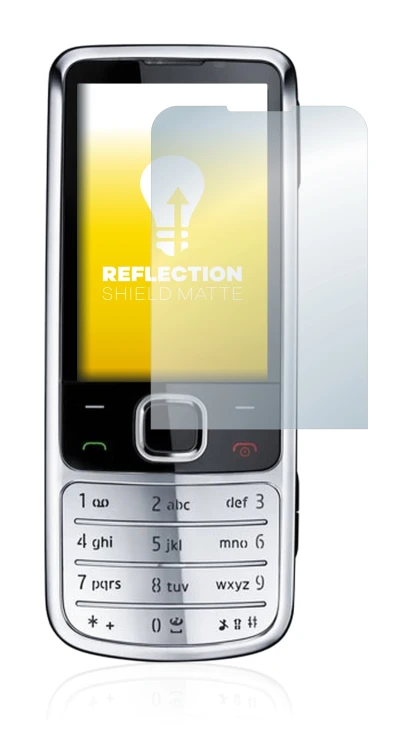 Image de l'appareil Nokia 6700 classic avec une grande variété de protections d'écran.