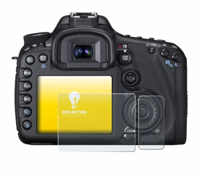 Image de l'appareil Canon EOS 7D avec une grande variété de protections d'écran.