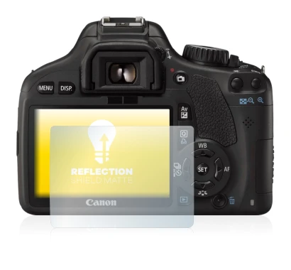 Image de l'appareil Canon EOS 550D avec une grande variété de protections d'écran.