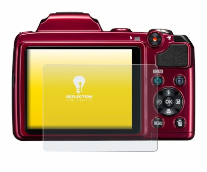 Image de l'appareil Nikon Coolpix L120 avec une grande variété de protections d'écran.