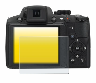 Image de l'appareil Nikon Coolpix P510 avec une grande variété de protections d'écran.