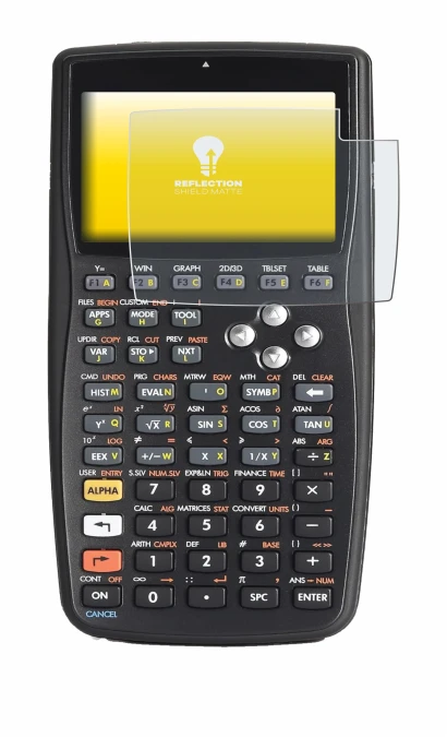 Image de l'appareil HP 50g F2229AA#UUZ avec une grande variété de protections d'écran.