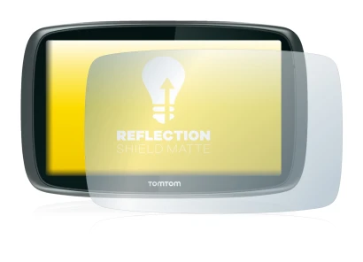 Image de l'appareil TomTom GO 6000 avec une grande variété de protections d'écran.