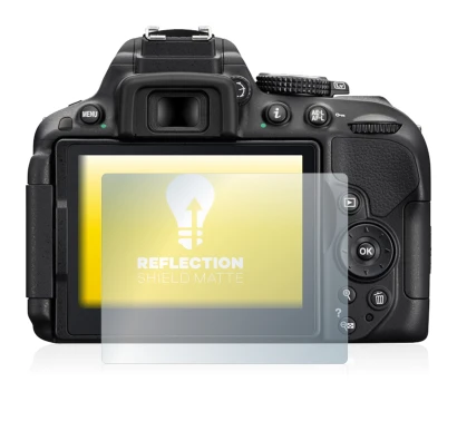 Image de l'appareil Nikon D5300 avec une grande variété de protections d'écran.