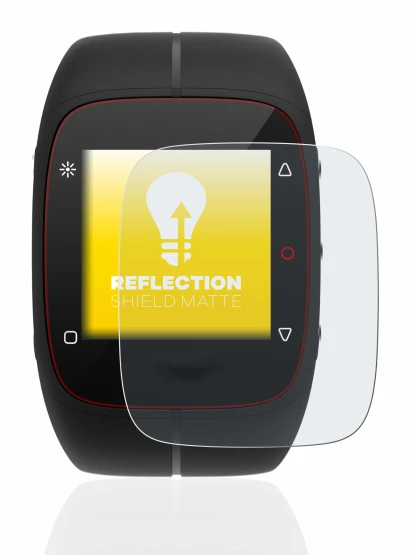 Image de l'appareil Polar M400 avec une grande variété de protections d'écran.