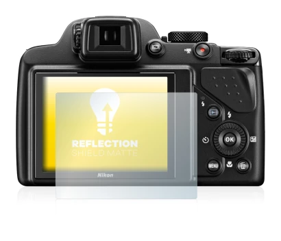 Image de l'appareil Nikon Coolpix P530 avec une grande variété de protections d'écran.