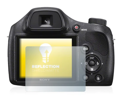 Image de l'appareil Sony Cyber-Shot DSC-H400 avec une grande variété de protections d'écran.