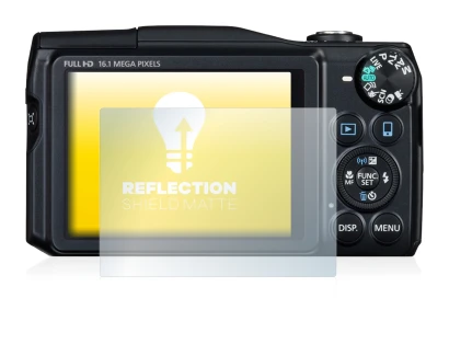 Image de l'appareil Canon PowerShot SX700 HS avec une grande variété de protections d'écran.