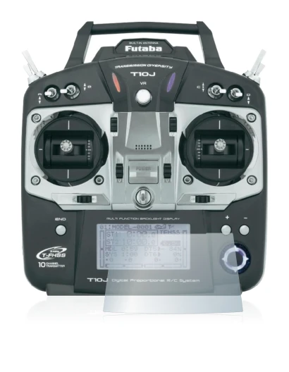 Image de l'appareil Robbe Futaba T10J avec une grande variété de protections d'écran.