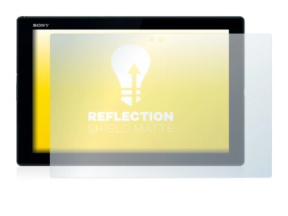 Image de l'appareil Sony Xperia Z4 Tablet avec une grande variété de protections d'écran.