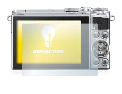 Image de l'appareil Nikon 1 J5 avec une grande variété de protections d'écran.