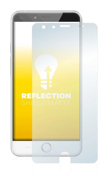 Image de l'appareil Ulefone Be Touch avec une grande variété de protections d'écran.