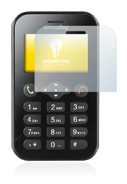 Image de l'appareil Simvalley Mobile RX-484 Pico avec une grande variété de protections d'écran.