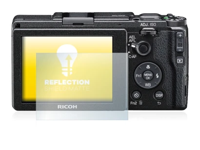 Image de l'appareil Ricoh GR II 2015 avec une grande variété de protections d'écran.