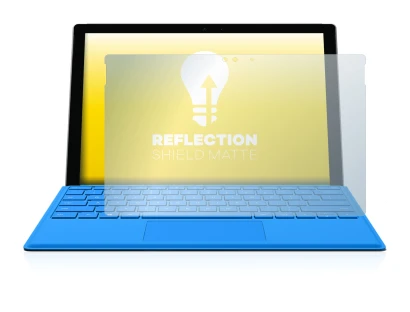Image de l'appareil Microsoft Surface Pro 4 avec une grande variété de protections d'écran.
