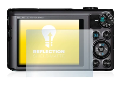 Image de l'appareil Canon PowerShot SX720 HS avec une grande variété de protections d'écran.