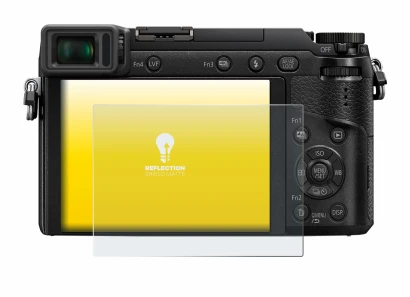 Image de l'appareil Panasonic Lumix DMC-GX80 avec une grande variété de protections d'écran.