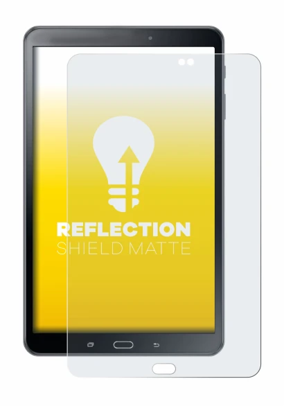 Image de l'appareil Samsung Galaxy Tab A 10.1 2016 SM-T585 avec une grande variété de protections d'écran.