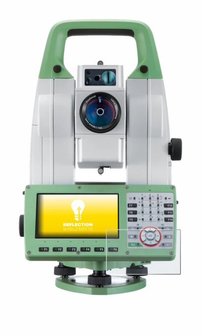 Image de l'appareil Leica Viva TS16 avec une grande variété de protections d'écran.