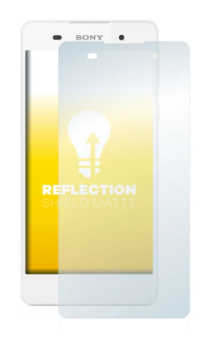 Image de l'appareil Sony Xperia E5 avec une grande variété de protections d'écran.