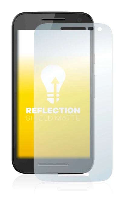 Image de l'appareil Motorola Moto G3 2015 avec une grande variété de protections d'écran.