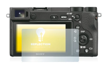 Image de l'appareil Sony Alpha 6500 avec une grande variété de protections d'écran.