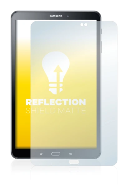 Image de l'appareil Samsung Galaxy Tab A6 10.1" 2016 avec une grande variété de protections d'écran.