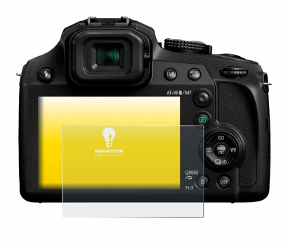 Image de l'appareil Panasonic Lumix DC-FZ82 avec une grande variété de protections d'écran.
