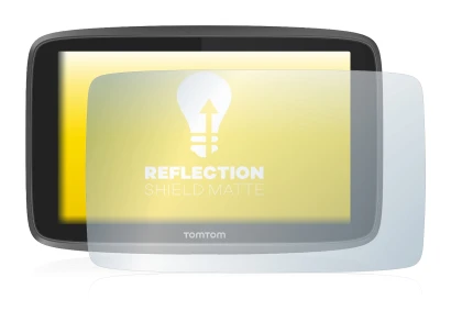 Image de l'appareil TomTom Go 6200 avec une grande variété de protections d'écran.