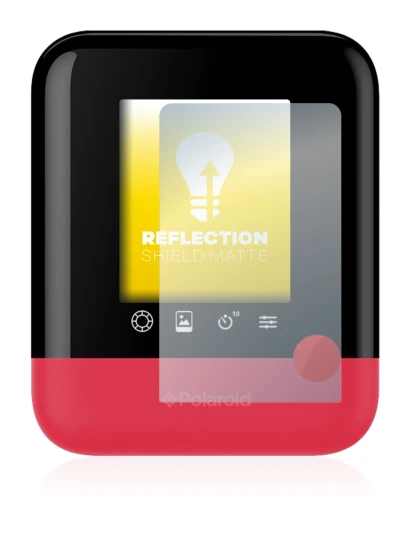Image de l'appareil Polaroid Pop avec une grande variété de protections d'écran.