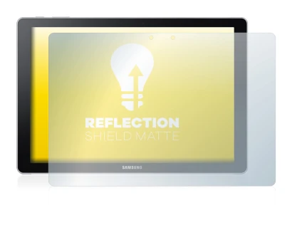 Image de l'appareil Samsung Galaxy Book 12 avec une grande variété de protections d'écran.