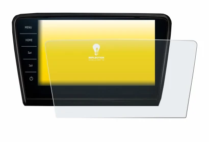 Image de l'appareil Skoda Octavia 2017 Infotainment System Columbus avec une grande variété de protections d'écran.