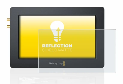Image de l'appareil Blackmagic Design Video Assist (5.0) avec une grande variété de protections d'écran.
