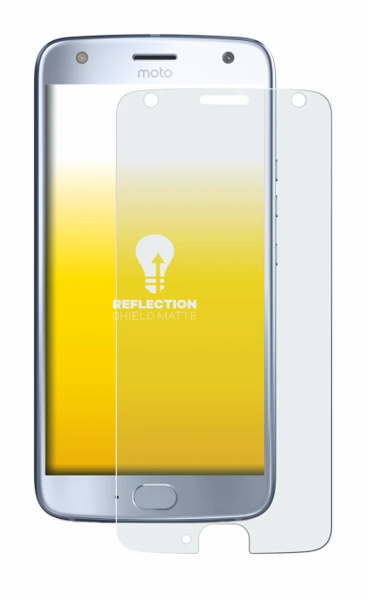 Image de l'appareil Motorola Moto X4 avec une grande variété de protections d'écran.