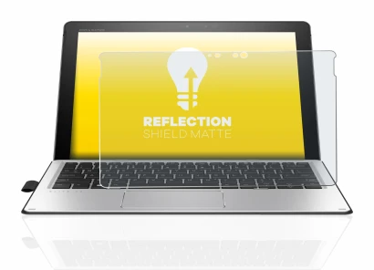 Image de l'appareil HP Elite x2 1012 G2 avec une grande variété de protections d'écran.