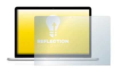 Image de l'appareil Apple MacBook Pro 15" 2017 avec une grande variété de protections d'écran.